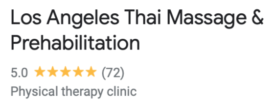 Los Angeles Thai Massage